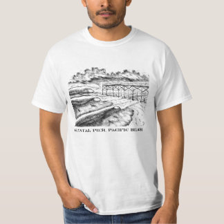 Camiseta Cais de cristal, praia pacífica