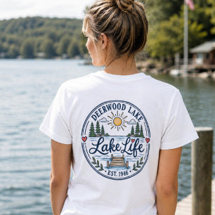 Camiseta Cais de Pinheiros do Lago Deerwood Caprichoso