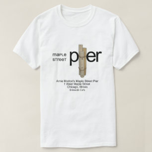 Camiseta Cais Maple Street, Chicago, Illinois