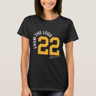 Camiseta caitlin clark do logótipo | caitlin clark 22 wom