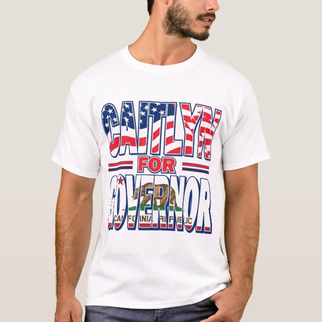 Camiseta Caitlyn-for-GOV (Frente)
