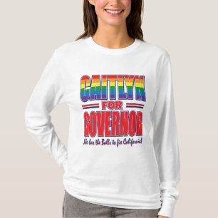 Camiseta Caitlyn para Governador