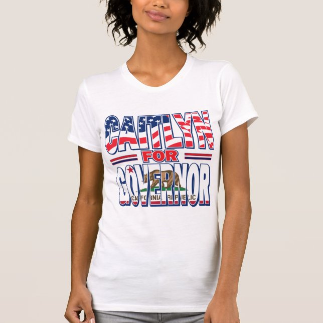 Camiseta Caitlyn para Governador (Frente)
