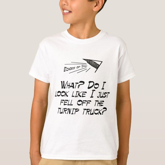 Camiseta Caiu do caminhão de nabo? (Frente)