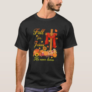 Camiseta Caiu Por Jesus Que Nunca Deixou Faith Cross Christ