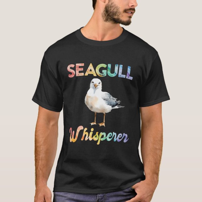 Camiseta Caivota Suspiro Suspiro Pássaro-do-mar Pássaro-do- (Frente)