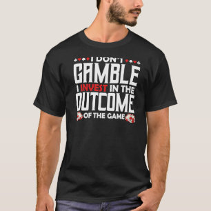 Camiseta Caixa com placa de slot do cassino Chips de pôquer