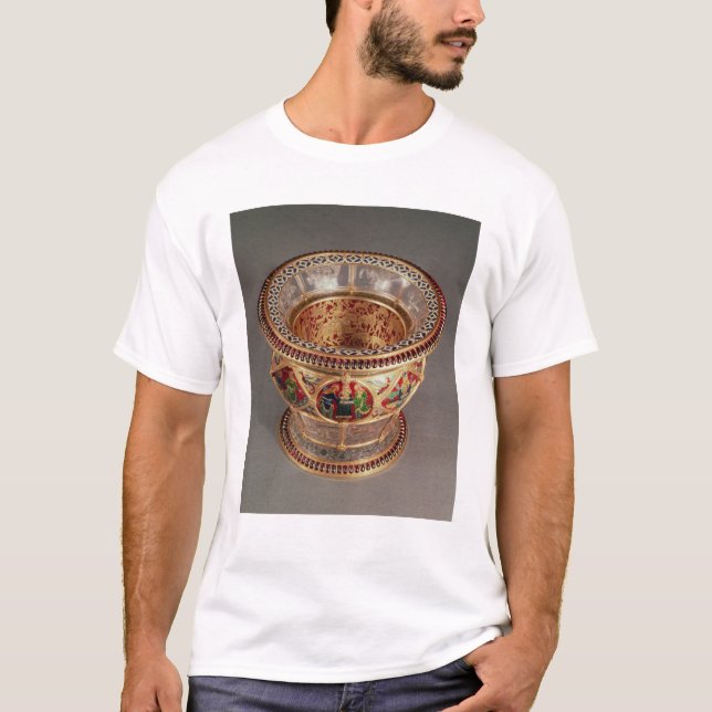 Camiseta Caixa com plique-a-jour e cloisonne (Frente)