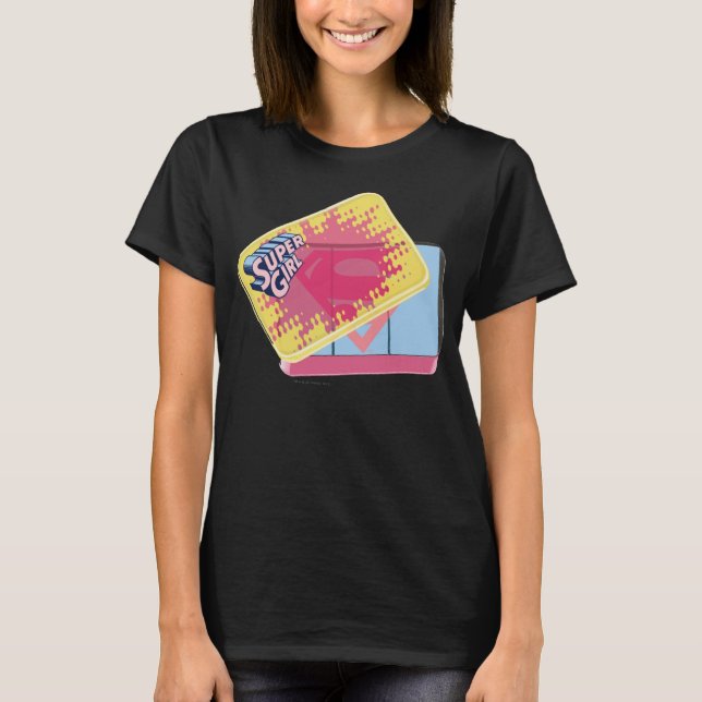 Camiseta Caixa da Supergirl (Frente)