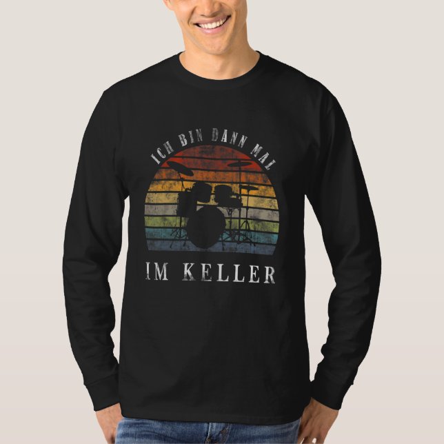 Camiseta Caixa Dann Mal Im Keller Drum Kit (Frente)