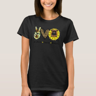Camiseta Caixa de Amor Cachorro Boxer Girassol