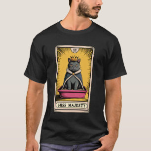 Camiseta Caixa de Areia para Gato Carta Tarot do Gato Sua M