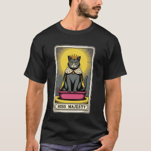 Camiseta Caixa de Areia para Gatos Carta de Tarot do Gato S