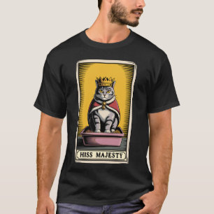 Camiseta Caixa de Areia para Gatos Carta de Tarot do Gato S