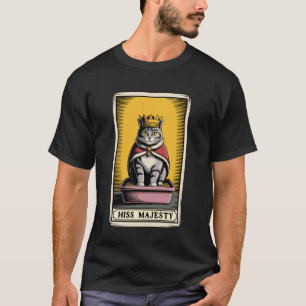 Camiseta Caixa de Areia para Gatos Carta Tarot de Sua Majes