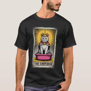 Camiseta Caixa de Areia para Gatos Mística Carta de Tarot d