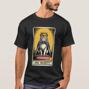 Camiseta Caixa de Areia para Gatos Mística Carta Tarot de S