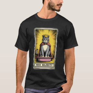 Camiseta Caixa de Areia para Gatos Mística Carta Tarot de S