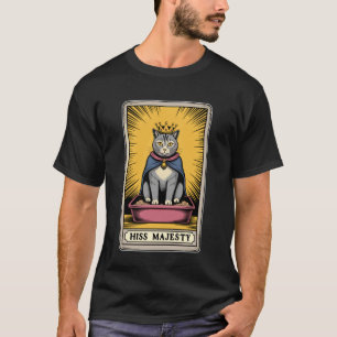 Camiseta Caixa de Areia para Gatos Mística Carta Tarot de S