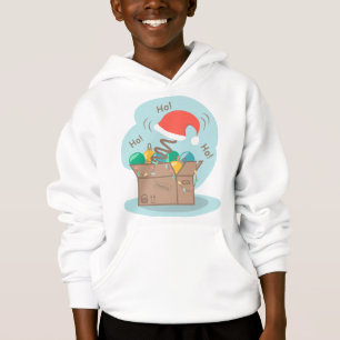 Camiseta Caixa de artesanato com decoração de Natal e chapé