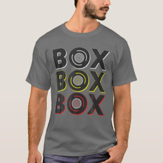 Camiseta Caixa de Caixa de Carros de Fórmula Chamada Rápida