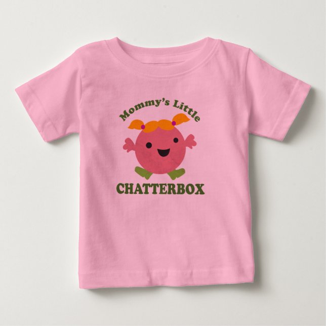Camiseta Caixa De Chatterbox Da mamãe (Frente)