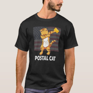 Camiseta Caixa de Correio Gato Postal Trabalhador Postal