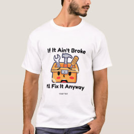 Camiseta Caixa de Ferramentas de Faz-Tudo Engraçada Piada P