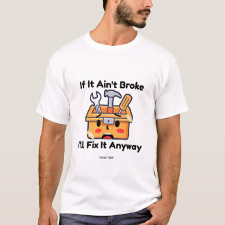 Camiseta Caixa de Ferramentas de Faz-Tudo Engraçada Piada P