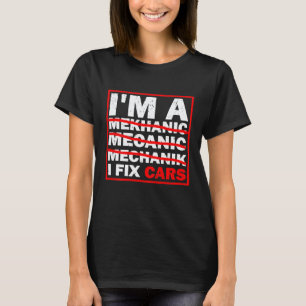 Camiseta Caixa de Ferramentas de Mecânico de Reparos de Ama