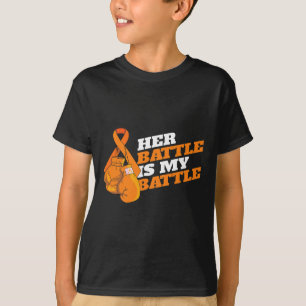 Camiseta Caixa de Fita Laranja de Conscientização do Câncer