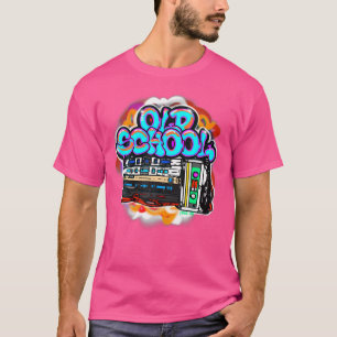 Camiseta Caixa de Grafite da antiga escola Cassete Hip Hop