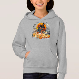 Camiseta Caixa de Halloween de Cachorro Personalizado Fofin