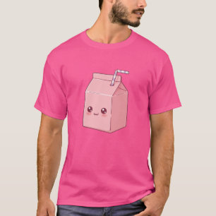 Camiseta Caixa de Leite Sorridente – Conceito de Personagem