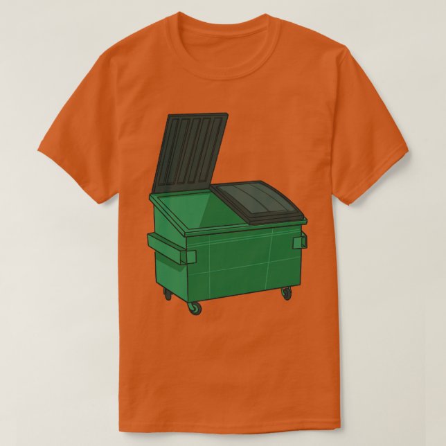 Camiseta Caixa de lixo (Frente do Design)