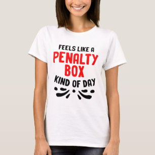 Camiseta Caixa de Penalidade de Hóquei Engraçado Jogadores