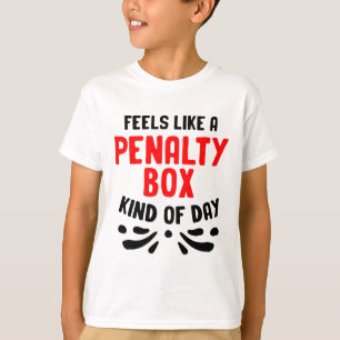 Camiseta Caixa de Penalidade de Hóquei Engraçado Jogadores