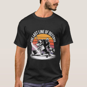 Camiseta Caixa de Penalidade do Jogador de Hóquei Goleiro d