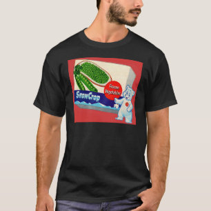 Camiseta Caixa de produtos hortícolas de ursinho, serraç