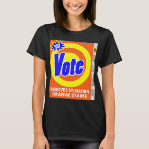 Camiseta Caixa de sabão com detergência anti-detergante eng