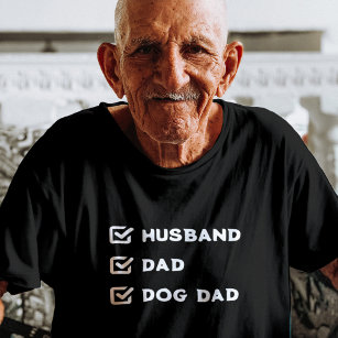 Camiseta Caixa de Seleção Simples - Marido, Pai, pai - pret