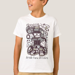 Camiseta Caixa de Som de Jogo de Arcade