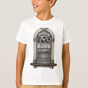 Camiseta Caixa de Som Divertida para Crianças "Pedidos de D