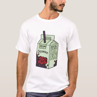 Camiseta Caixa de Suco de Dopamina Com Frutas Felizes