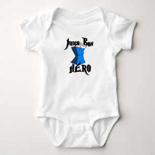Camiseta Caixa de Suco Hero Baby Creeper Americano Tinta Pe