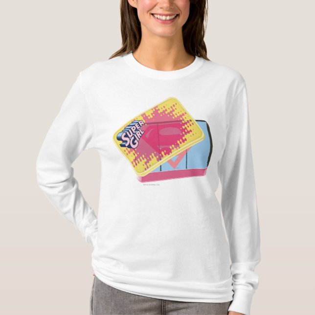 Camiseta Caixa de Supergirl (Frente)