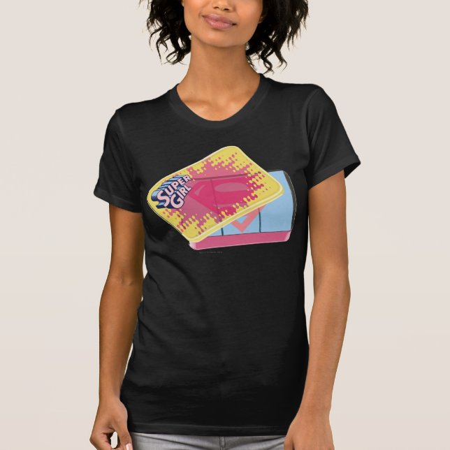 Camiseta Caixa de Supergirl (Frente)