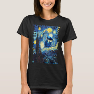 Camiseta Caixa de Telefone Mágico Voadora Starry Night Van 