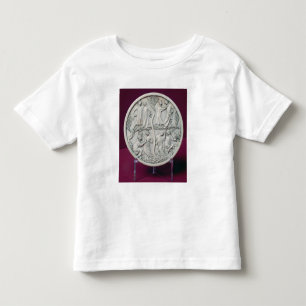 Camiseta Caixa do espelho que descreve as cenas courtly,