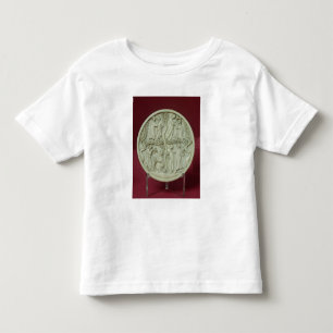 Camiseta Caixa do espelho que descreve as cenas courtly,